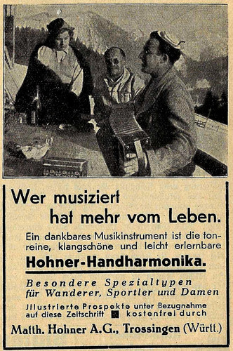Werbung reklame 1930 hohner - werbung/reklame,