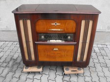 DDR Musikschrank RFT Lohengrin 8E155 Radio Staßfurt smaragd Tonbandgerät