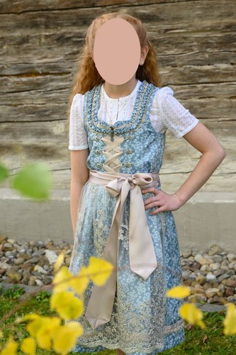 Marjo kinderdirndl wasserblau - marjo,