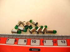 10x Steck-Birne 19 V grün