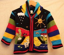 Strickjacke blau Gr. 92*98