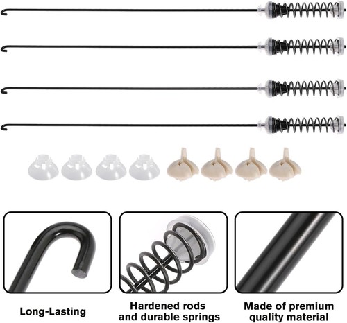 4pc washer suspension rods - 4pc, for