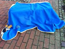 Fleece-Abschwitzdecke von Kavalkade Gr.125  Farbe blau