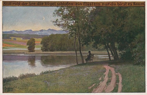 Künstler still ruht - still, der
