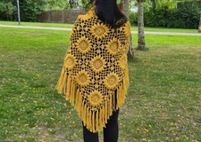 Schal Handgemacht Gehäkelt