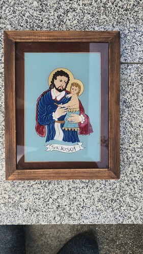 Hinterglasmalerei josef mit - josef,