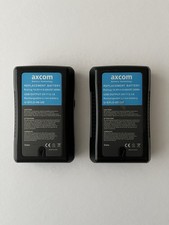 2x Axcom 97Wh V-Mount Battery Akku   U-SVLO-99-UD