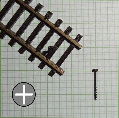 100 stück gleisschrauben - stück,