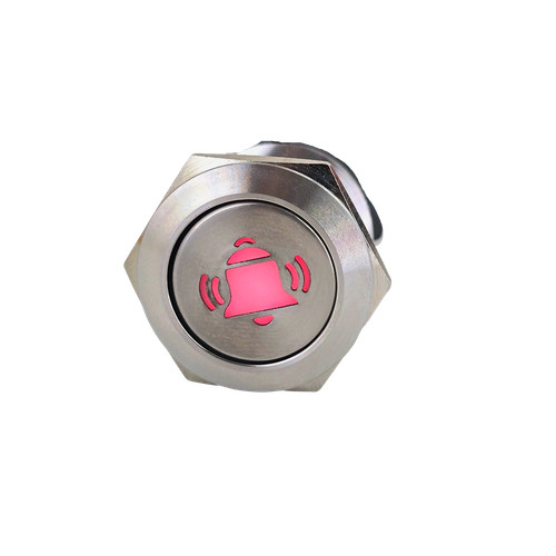 Klingeltaster taster led rot - taster,