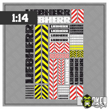 LIEBHERR Aufkleber Set passend