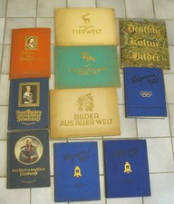 Zigarettenbilder Alben vor