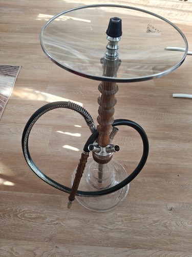 The hookah wolf - wolf, holz