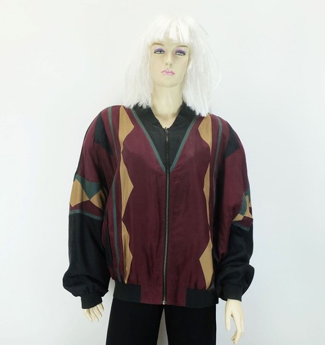 Vintage seidenblouson - vintage,