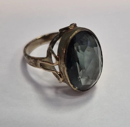 333er goldring mit grünen - 333er,