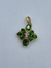 schöner Peridot Diamant Clip