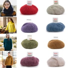 Katia INGENUA leichtes Mohairgarn mit langen Fasern 50g 140m Nd. 5,0-5,5