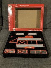 +++ GMP 18868 Tandem Car Trailer Texaco Rot Anhänger 1:18 Motorsportanhänger +++