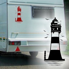 Leuchtturm Roter Sand 60cm A13 Autoaufkleber Wohnmobil Wohnwagen Urlaub Nordsee