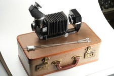 Leitz Leica Spiegelkasten mit Balgengerät im original Koffer