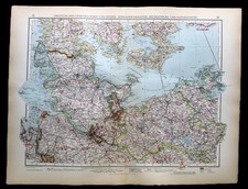ANDREES HAND ATLAS MAP PLATE