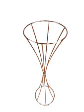 Blumenhalter Hochzeit Weihnachten 81 cm 2 Stück Gold Sanduhrform Ständer 21,5cm