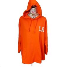 Langpullover Sweatshirt long orange/ rot softtouch Damen Gr L