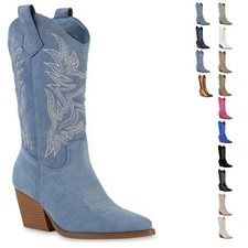 Damen Cowboystiefel Stiefel
