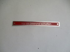 Nameplate plate Porsche