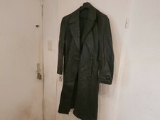 MILITÄR ARMEE NVA LEDERMANTEL