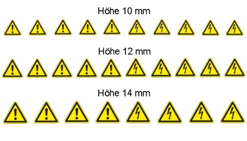 Warnschild dreieck elektro - warnschild,