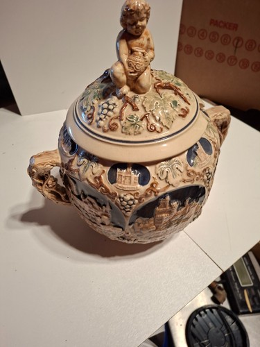 Bowle topf steingut vintage - topf,