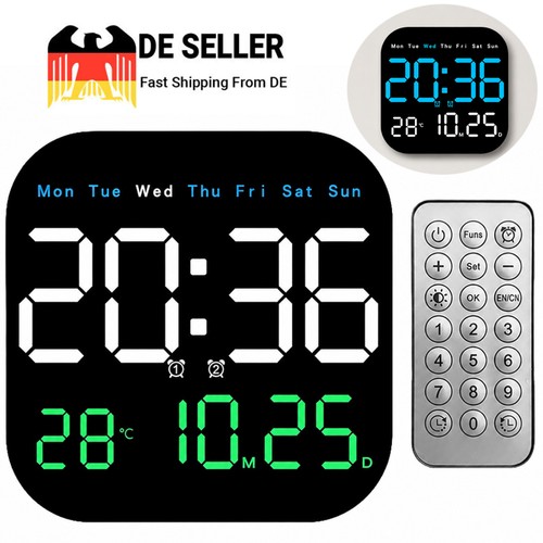 Große wanduhr digitaluhr - große,