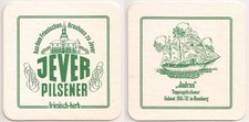 Jever Friesisches Brauhaus - alter Bierdeckel "Jadran - Toppsegelschoner - 1931"