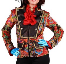 Karnevalsjacke Damen kurz Rot