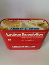 NEU Kochen & genießen Kuchen & Torten 50 Kochkarten in Blechbox unbenutzt