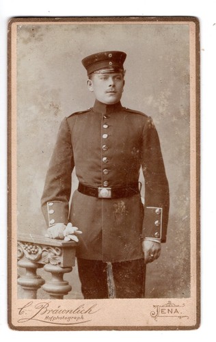 Cdv foto soldat sachsen - foto,