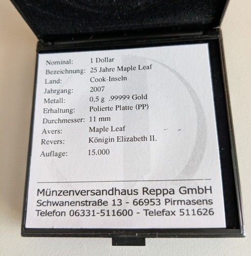 Dollar 256 jahre maple leaf - 256,