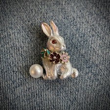 Brosche Anstecknadel Emaille