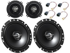 JVC Lautsprecher Einbauset für Tür Vorn und Seitenteil Peugeot 206 CC 510 Watt