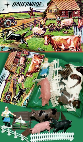 Bauernhof zoo set tierfiguren - bauernhof,