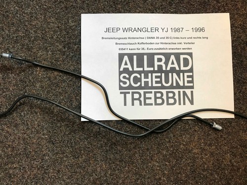 Bremsleitung hinterachse jeep - hinterachse,