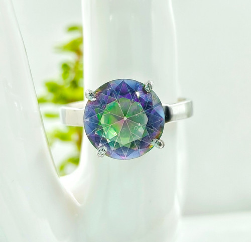 Multicolor mystic topas ring - multicolor,