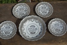 5 antike Porzellan Schalen