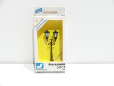 Viessmann H0 6073 Parklaterne, zweiflammig schwarz in OVP ZB540