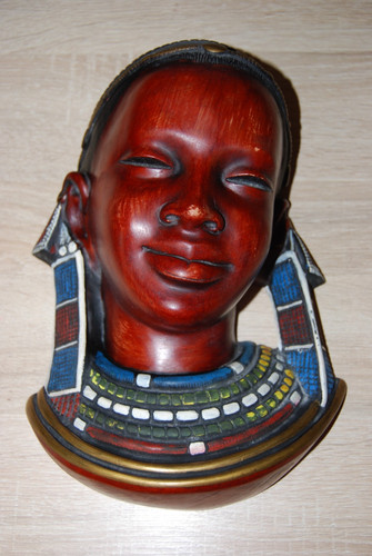 Achatit wandmaske massai frau - achatit,