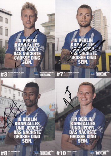 Autogrammkarten hertha - autogrammkarten,