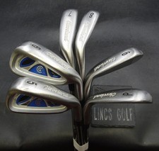 Set 6 x Cleveland CG-C Eisen 5-PW Stiff Stahlschäfte Cleveland Griffe