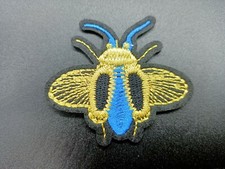 blauer Käfer Patch Insekt