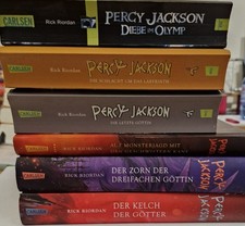Percy Jackson Band 1,4-7 und Auf Monsterjagt mit den Geschwistern Kane 