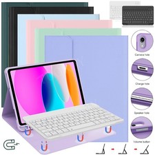QWERTZ Tastatur Hülle Mit Stifthalter für iPad 11/9/8/7/6/5th Air Pro 11"  2025